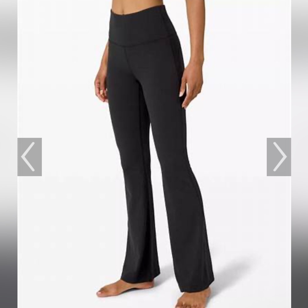 Black Flared Yoga Pants